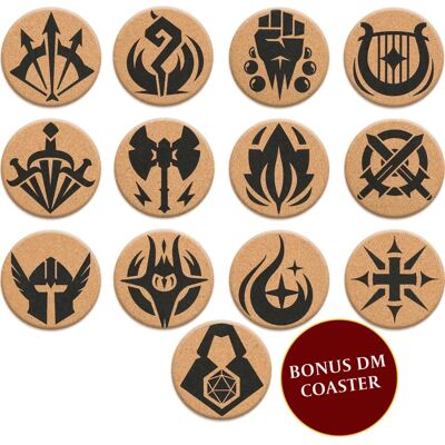 Lynx HQ - HQ Cork DND Coasters - Cork - DM Icon - Coasters Lynx HQ - HQ Cork DND Coasters - Cork - DM Icon - Coasters