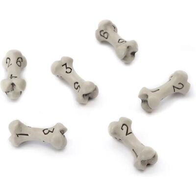 Lynx - D6 Dice Set - Crâne et Os - set de dés - Publicité Lynx - D6 Dice Set - Crâne et Os - set de dés - Publicité