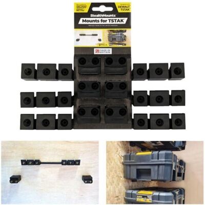 Support mural pour outils OM-STAK-3 noir - StealthMounts - Publicité Support mural pour outils OM-STAK-3 noir - StealthMounts - Publicité