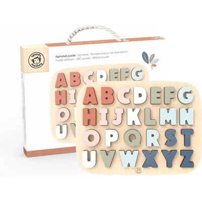 Speedy Monkey Holzalphabet Puzzle - Lernspielzeug für Kinder Speedy Monkey Holzalphabet Puzzle - Lernspielzeug für Kinder