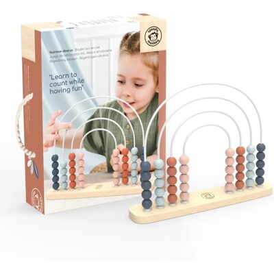 Speedy Monkey Holz-Rechenschieber - Lernspielzeug für Kinder Speedy Monkey Holz-Rechenschieber - Lernspielzeug für Kinder