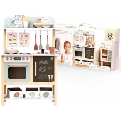 Cuisine Jouet Speedy Monkey - 55x29.5x88cm - Colorée - Accessoires en Bois - Publicité Cuisine Jouet Speedy Monkey - 55x29.5x88cm - Colorée - Accessoires en Bois - Publicité