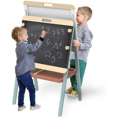 Speedy Monkey Verstelbaar Houten Kunstbord - Speelgoed voor Kinderen Speedy Monkey Verstelbaar Houten Kunstbord - Speelgoed voor Kinderen