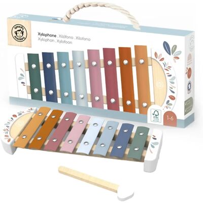 Xylophone en Bois Coloré Speedy Monkey - 8 Barres - Publicité Xylophone en Bois Coloré Speedy Monkey - 8 Barres - Publicité