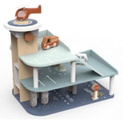 Speedy Monkey SP3024 - Interaktives Holzauto-Garage-Set für Kinder Speedy Monkey SP3024 - Interaktives Holzauto-Garage-Set für Kinder