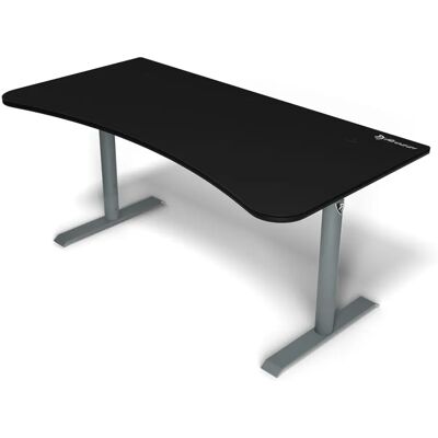 Escritorio de juego AROZZI Arena - Gris Congelado - Negro - Escritorio para juegos Escritorio de juego AROZZI Arena - Gris Congelado - Negro - Escritorio para juegos