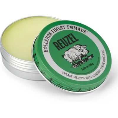 Reuzel Grüne Pomade - Mittlerer Halt 95g - Haarstyling Reuzel Grüne Pomade - Mittlerer Halt 95g - Haarstyling