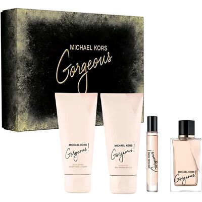 Michael Kors Gorgeous! Confezione Regalo - EDP, Gel Doccia, Lozione, Mini Michael Kors Gorgeous! Confezione Regalo - EDP, Gel Doccia, Lozione, Mini