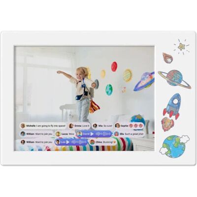 MyFirst Doodle Digitaler Bilderrahmen Weiß - 22,9 cm (9") Touchscreen Wi-Fi MyFirst Doodle Digitaler Bilderrahmen Weiß - 22,9 cm (9") Touchscreen Wi-Fi