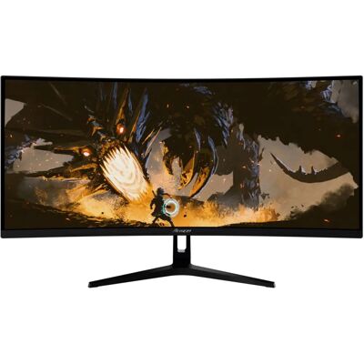Arozzi Nova 34" Gebogen Monitor - 3440x1440, 165Hz, Zwart Arozzi Nova 34" Gebogen Monitor - 3440x1440, 165Hz, Zwart