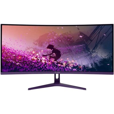 Arozzi Nova 34" Kaareva Näytön - 3440x1440, 165Hz, VA, Violetti Arozzi Nova 34" Kaareva Näytön - 3440x1440, 165Hz, VA, Violetti