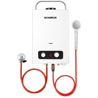 Aquecedor de gás Camplux BD158 - 6L, Instantâneo, Chuveiro de camping Aquecedor de gás Camplux BD158 - 6L, Instantâneo, Chuveiro de camping