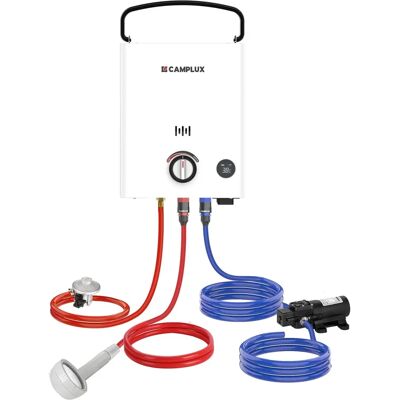 Camplux - First F5 Pro - 5L - Portable - Chaudière gaz eau chaude - Publicité Camplux - First F5 Pro - 5L - Portable - Chaudière gaz eau chaude - Publicité