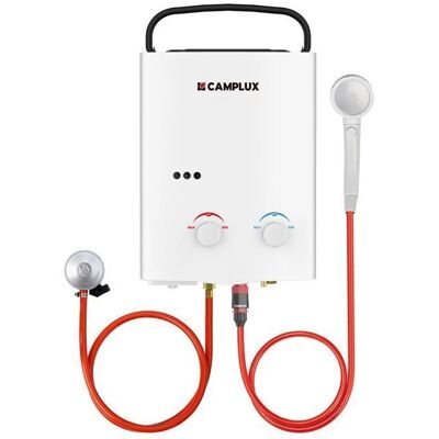 CAMPLUX - AY132 - Portable - 5 L/min - Chauffe-eau gaz - Publicité CAMPLUX - AY132 - Portable - 5 L/min - Chauffe-eau gaz - Publicité