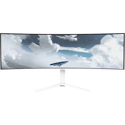 Arozzi Nova 49" Gebogen Computer Monitor - Wit Arozzi Nova 49" Gebogen Computer Monitor - Wit