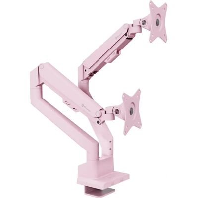 Arozzi Pink Näyttökiinnike - Kaksi 32" VESA Arozzi Pink Näyttökiinnike - Kaksi 32" VESA