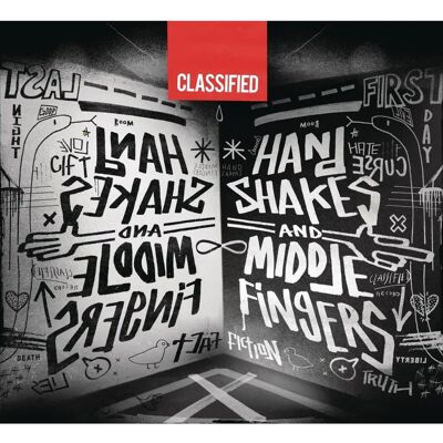 Classified Handtag och Mittfinger - Musik-CD Classified Handtag och Mittfinger - Musik-CD