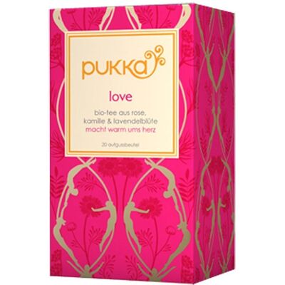 Pukka Luonnonmukainen Love Yrttitee - Lämmittävä & Kofeiiniton Pukka Luonnonmukainen Love Yrttitee - Lämmittävä & Kofeiiniton