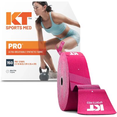 KT Tape PRO Jumbo - Pre-tagliato Rosa Sintetico - Nastro di kinesiology KT Tape PRO Jumbo - Pre-tagliato Rosa Sintetico - Nastro di kinesiology
