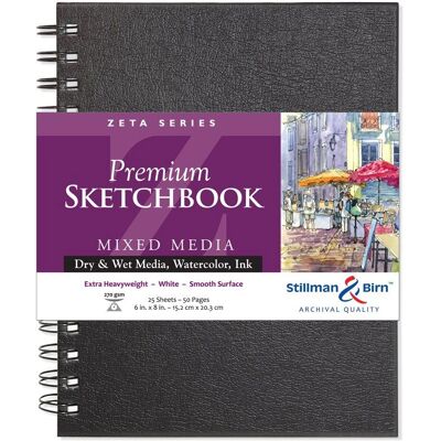 Zeta Series - 25F 15.2x20.3 cm 270 g - Branco - Notebook Zeta Series - 25F 15.2x20.3 cm 270 g - Branco - Notebook