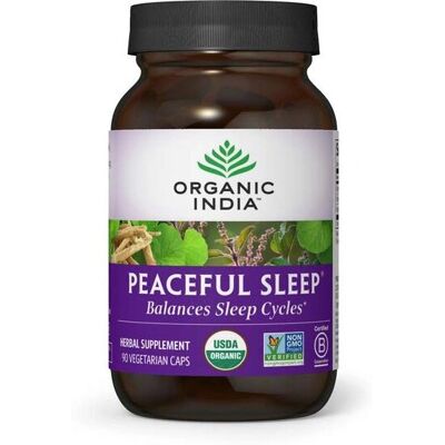 Organic India Peaceful Sleep - Dietary Supplement Organic India Peaceful Sleep - Dietary Supplement