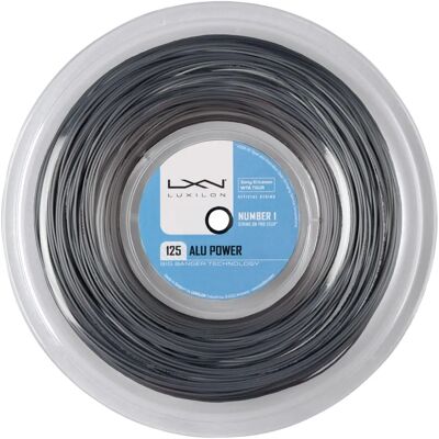 Luxilon Alu Power 1,25mm Grauer Tennis-Sait 200m Rolle Luxilon Alu Power 1,25mm Grauer Tennis-Sait 200m Rolle