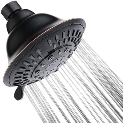 Mira-Showers BRIGHT SHOWERS Cabezal de ducha - Ducha de lluvia de alta presión - Juego de 5 rociados Mira-Showers BRIGHT SHOWERS Cabezal de ducha - Ducha de lluvia de alta presión - Juego de 5 rociados