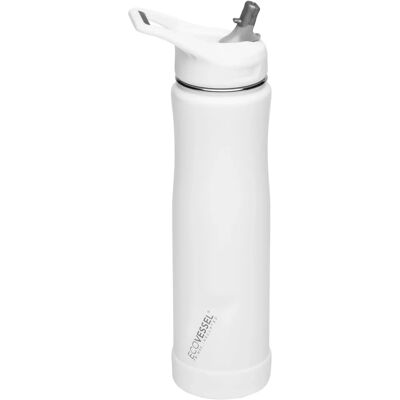 Eco Vessel Whiteout Summit Vattenflaska - Med sugrör, 24 oz Eco Vessel Whiteout Summit Vattenflaska - Med sugrör, 24 oz