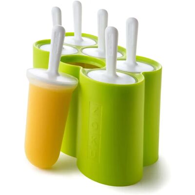 Zoku Ice Lolly Mold - Classic Pops - Set of 6 - Green - Ice Lolly Mold Zoku Ice Lolly Mold - Classic Pops - Set of 6 - Green - Ice Lolly Mold