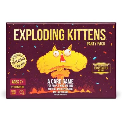 Exploding Kittens Party Pack - Jeu de cartes pour 10 joueurs Exploding Kittens Party Pack - Jeu de cartes pour 10 joueurs