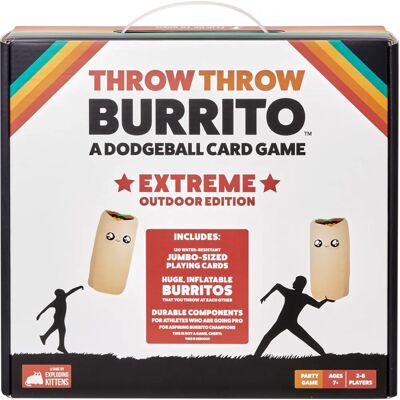 Exploding Kittens - GIGANTIC Inflatable Burritos Outdoor Game - Fun for All Exploding Kittens - GIGANTIC Inflatable Burritos Outdoor Game - Fun for All