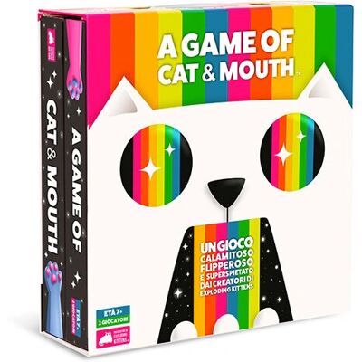 Asmodee Un Jeu de Chat & Bouche - Jeu de Société Familial - 2 Joueurs - 15 min Asmodee Un Jeu de Chat & Bouche - Jeu de Société Familial - 2 Joueurs - 15 min