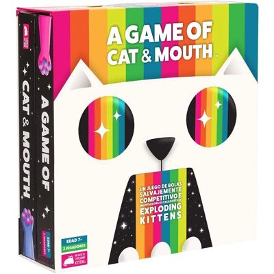 Asmodee Cat&mouth Juego de mesa multicolor - Para 2 jugadores Asmodee Cat&mouth Juego de mesa multicolor - Para 2 jugadores