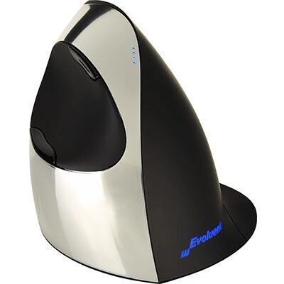 Souris Evoluent VMCR Argent - Souris verticale ergonomique - Publicité Souris Evoluent VMCR Argent - Souris verticale ergonomique - Publicité