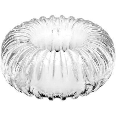 Perfect Fit Anneau Souple à Rayures 18mm Transparent - Ballstretcher Perfect Fit Anneau Souple à Rayures 18mm Transparent - Ballstretcher