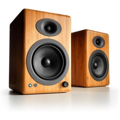Głośniki bezprzewodowe Audioengine A5+ - Bambusowe solidne - 50W - 2-drożne - Brązowy Głośniki bezprzewodowe Audioengine A5+ - Bambusowe solidne - 50W - 2-drożne - Brązowy
