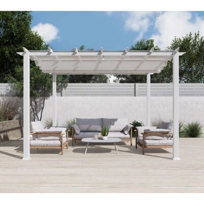 PARAGON OUTDOOR Florida Pergola - Weiß, 350x350 cm, Aluminium PARAGON OUTDOOR Florida Pergola - Weiß, 350x350 cm, Aluminium