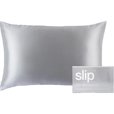 Slip Pure Silk Queen Pillowcase - Silver - Anti-Aging, Hypoallergenic Slip Pure Silk Queen Pillowcase - Silver - Anti-Aging, Hypoallergenic