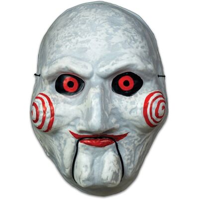 Costume d'Halloween Billy The Puppet SAW Studios - Masque - Publicité Costume d'Halloween Billy The Puppet SAW Studios - Masque - Publicité