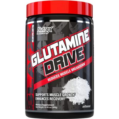 Nutrex Sem Sabor Glutamina Drive - 300g Suplemento Nutrex Sem Sabor Glutamina Drive - 300g Suplemento