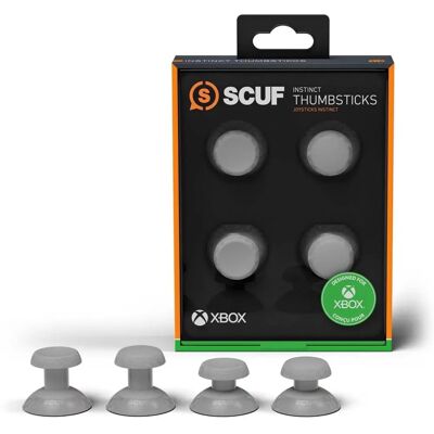 SCUF Instinct - 4-Pakk Grå Thumbsticks - Gamingkontroller Tilbehør SCUF Instinct - 4-Pakk Grå Thumbsticks - Gamingkontroller Tilbehør