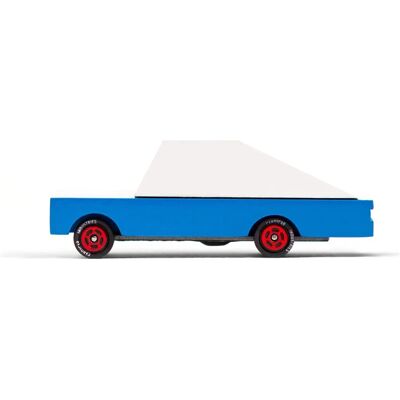 Candylab Coureur Bleu - Voiture en Bois - 8cm - Collectionneur - Publicité Candylab Coureur Bleu - Voiture en Bois - 8cm - Collectionneur - Publicité