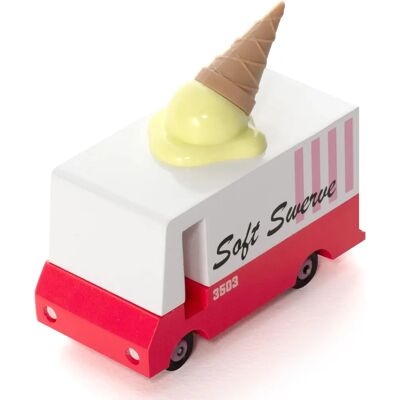 Candylab Pink and White Ice Cream Van - Toy Car - F708 Candylab Pink and White Ice Cream Van - Toy Car - F708