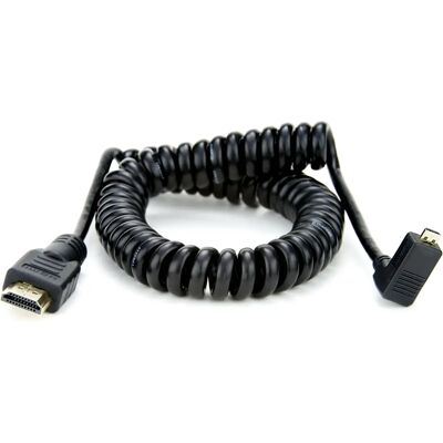 Atomos Micro HDMI auf HDMI Spiralkabel - 65cm Atomos Micro HDMI auf HDMI Spiralkabel - 65cm