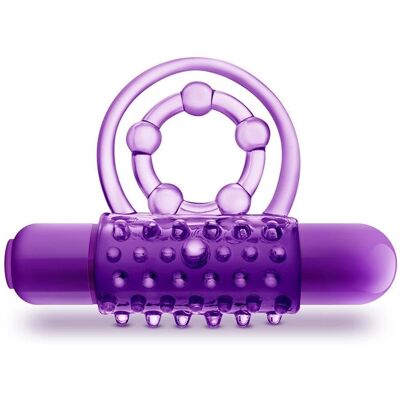 Blush Novelties Play With Me The Player Double Cock Ring - Jucărie sexuală pentru bărbați Blush Novelties Play With Me The Player Double Cock Ring - Jucărie sexuală pentru bărbați