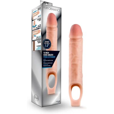 Blush Extensor de vaina para pene de 25 cm 19 cm Blush Extensor de vaina para pene de 25 cm 19 cm