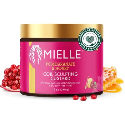 Mielle Organics Crème Définition Boucles Grenade & Miel - Coiffure Capillaire - Publicité Mielle Organics Crème Définition Boucles Grenade & Miel - Coiffure Capillaire - Publicité