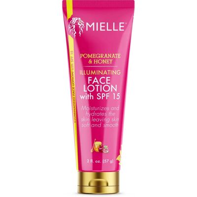 Mielle Pomegranate Honey Illuminating SPF 15 Face Lotion - Facial Mask Mielle Pomegranate Honey Illuminating SPF 15 Face Lotion - Facial Mask