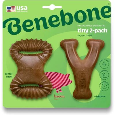 Benebone 2-Balení Zubních Žvýkaček - Pamlsky pro Psy Benebone 2-Balení Zubních Žvýkaček - Pamlsky pro Psy
