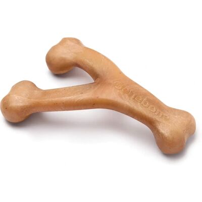 Benebone Giant Chicken Wishbone Dog Toy - Durable Nylon, Real Chicken Flavor Benebone Giant Chicken Wishbone Dog Toy - Durable Nylon, Real Chicken Flavor